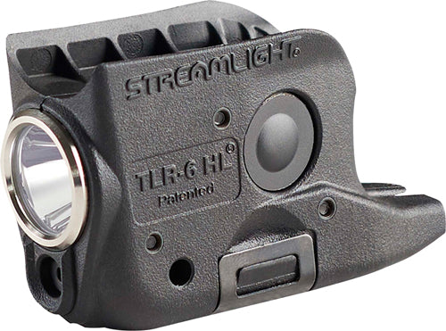 Streamlight Tlr-6 Hl, Tac Light With Red Laser, Fits Glock 42 & 43, 300 Lumens, Matte Finish, Black, Includes