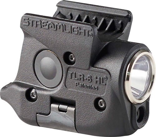 Streamlight Tlr-6 Hl, Tac Light With Red Laser, For Sig P365, 300 Lumens, Matte Finish, Black, Includes Three SLB2