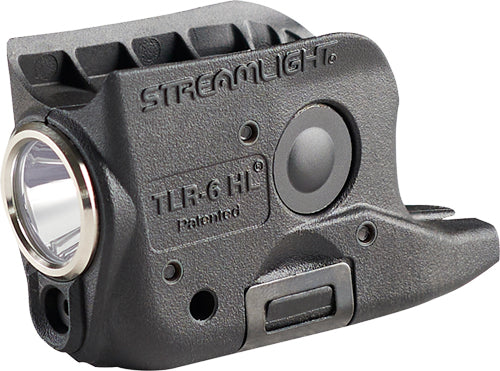 Streamlight Tlr-6 Hl, Tac Light With Green Laser, Fits Glock 42 & 43, 300 Lumens, Matte Finish, Black, Includes
