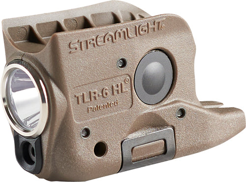 Streamlight Tlr-6 Hl Flat Dark Earth Light LED/Grn Laser For Glock 42 Round Box!