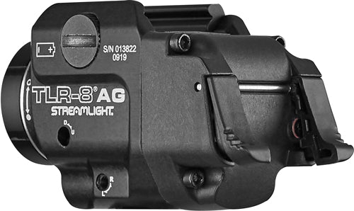 Streamlight Tlr-8X G, Weaponlight, 500 Lumens, 5,000 Candela, 1.5 Hour Runtime, Green Laser, Black