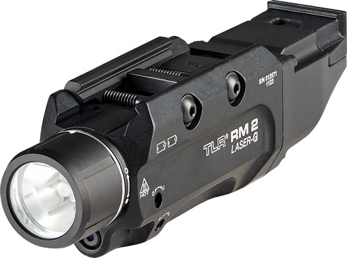 Streamlight Tlr Rm 2, Weapon Light With Green Laser, 1000 Lumens, 1.5 Hour Runtime, Black, Includes Key Kit, And