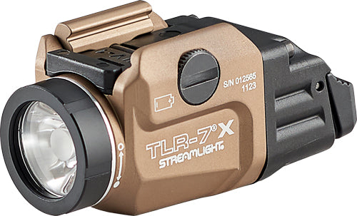 Streamlight Tlr-7X, 500 Lumens, 1 Hour Runtime, Dual Fuel, Matte Finish, Flat Dark Earth, Includes High And Low