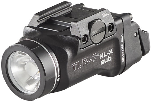 Streamlight Tlr-7 Hl-X Sub, Weaponlight, Fits Glock 43X/48, 1,000 Lumens With Sl-B9 Battery, 30 Minute Run Time