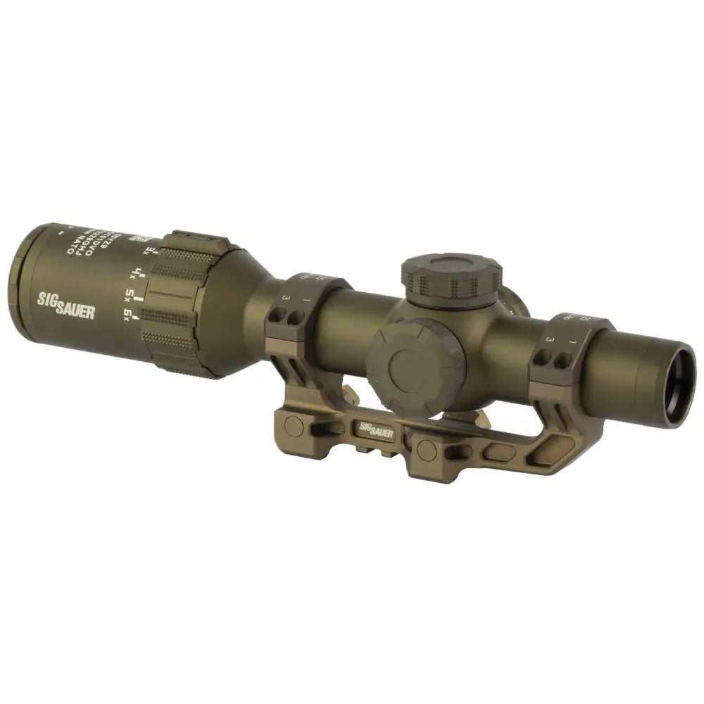 Sig Sauer SOT61DVO DVO 1-6x24mm Rifle Scope with Alpha4 Mount in Flat Dark Earth