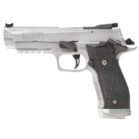 Sig Sauer P226 XFIVE 9mm Stainless Steel Full-Size Pistol with 5-Inch Bull Barrel and Hogue Grip