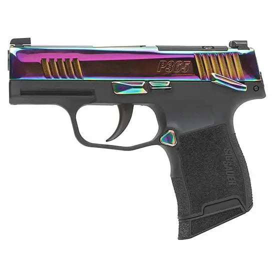 Sig Sauer P365 .380 ACP Rainbow Titanium Micro-Compact Pistol with XRAY3 Sights and Two Magazines