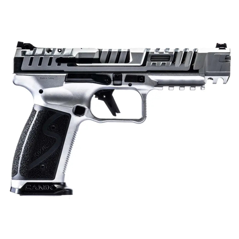 Canik Century SFX Rival-S 9mm Full-Size Chrome Semi-Auto Pistol with Accessories