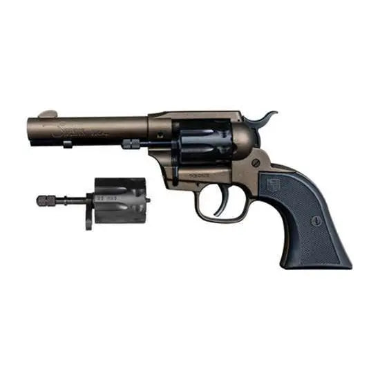 Diamondback Sidekick 22LR/WMR 4.5-Inch Revolver in Midnight Bronze Finish with Dual Cylinders