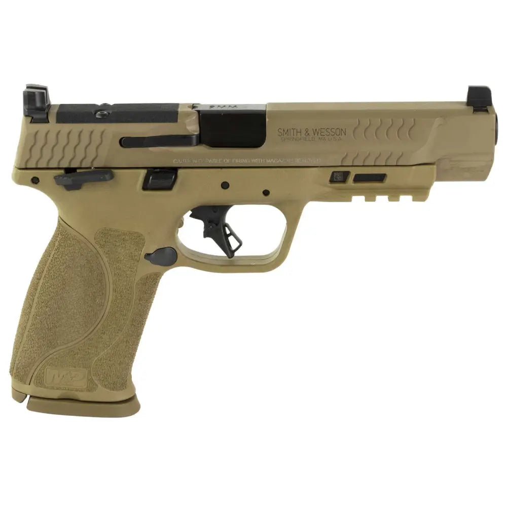 Smith & Wesson M&P 9 M2.0 FDE Pistol with 5-Inch Barrel and 17-Round Capacity