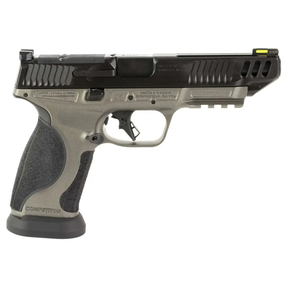 Smith & Wesson PC M&P9 M2.0 Competitor 9mm Full-Size Pistol with Optics Ready Slide and 4 Magazines