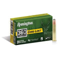 Remington Ammunition R360BH4 360 Buckhammer 180-Grain Soft Point Hunting Ammo, 20 Rounds per Box