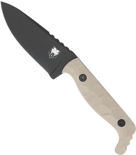 Cobratec Knives King Pin Tan 4-inch Fixed Blade Knife