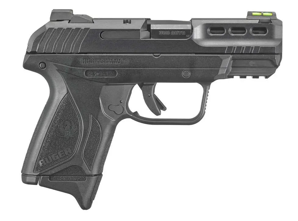 Ruger Security-380ACP Polymer Pistol with 3.42-Inch Barrel and Fiber Optic Sights