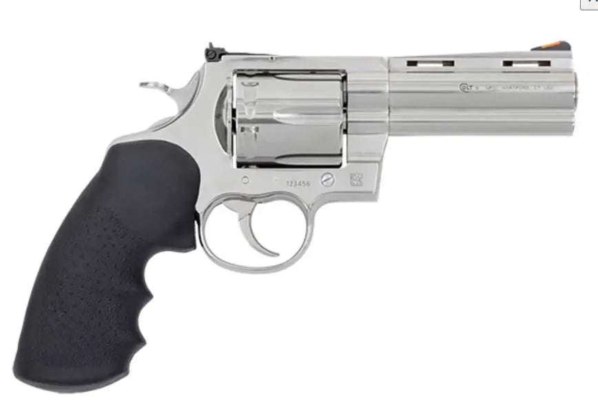 Colt Mfg Anaconda Stainless Revolver 44 Magnum with 4.25-Inch Barrel and Adjustable Sights