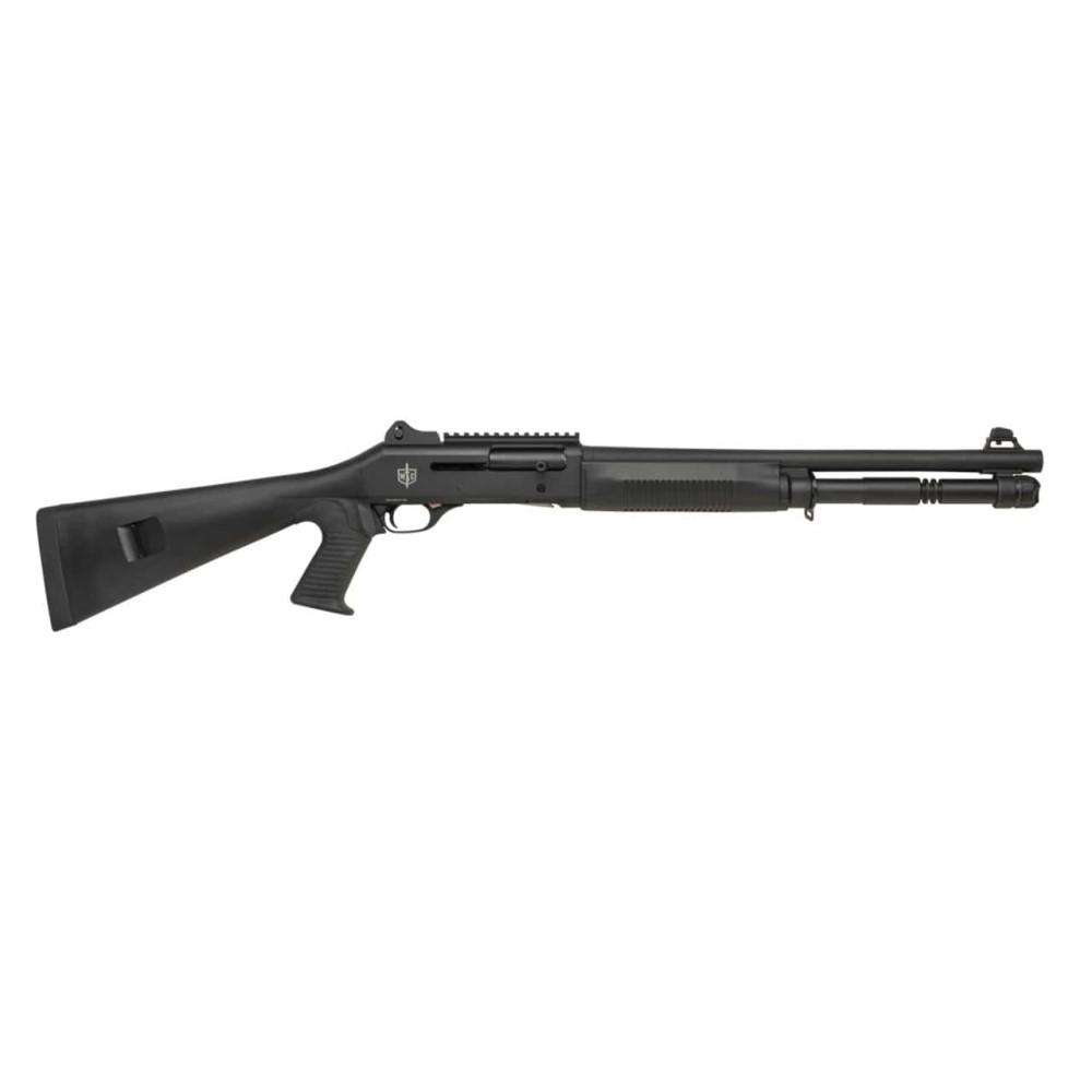 SDS Arms MAC 1014 Gas-Operated 12-Gauge Shotgun with 18.5-inch Barrel, Black Anodized Finish