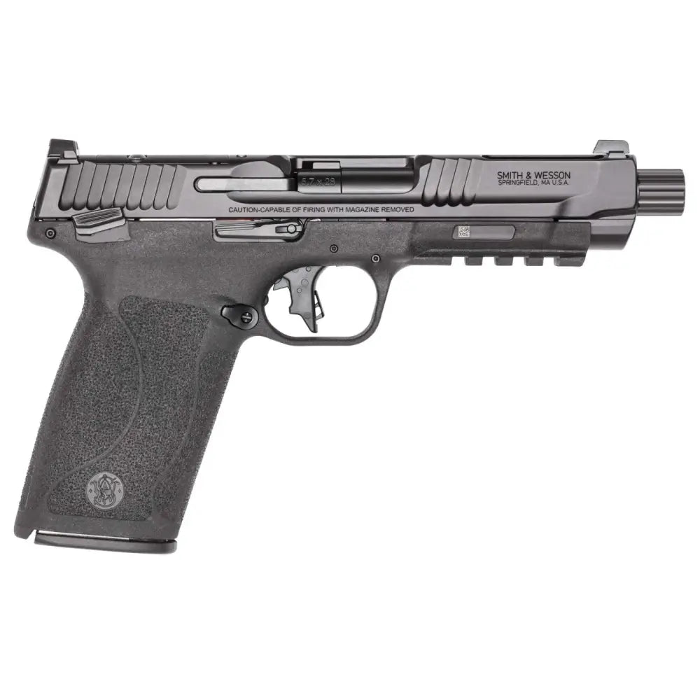 Smith & Wesson M&P 5.7 5.7X28 Optic Ready Pistol with Threaded Barrel and 22-Round Capacity
