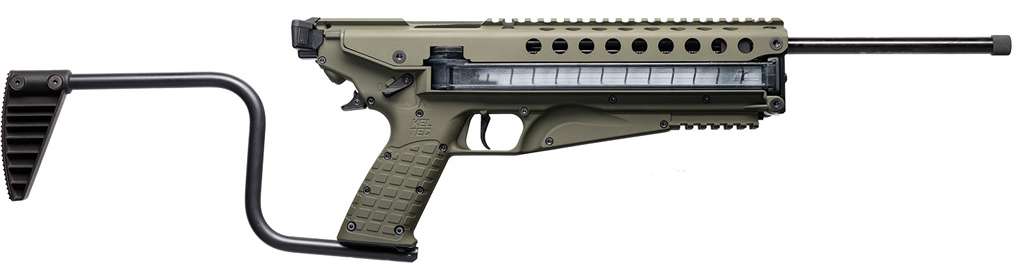 Kel Tec R50 RFL 5.7x28 Semi-Auto Carbine with Folding Green Synthetic Stock