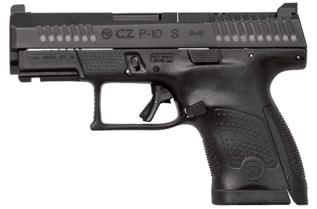 CZ P-10 S Optic Ready 9mm Sub-Compact Pistol with Fixed Sights and Two Magazines