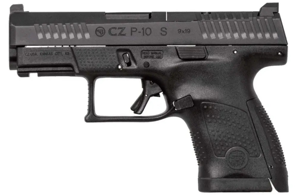 CZ P-10 S Optic Ready 9mm Sub-Compact Pistol with Fixed Sights and Two Magazines