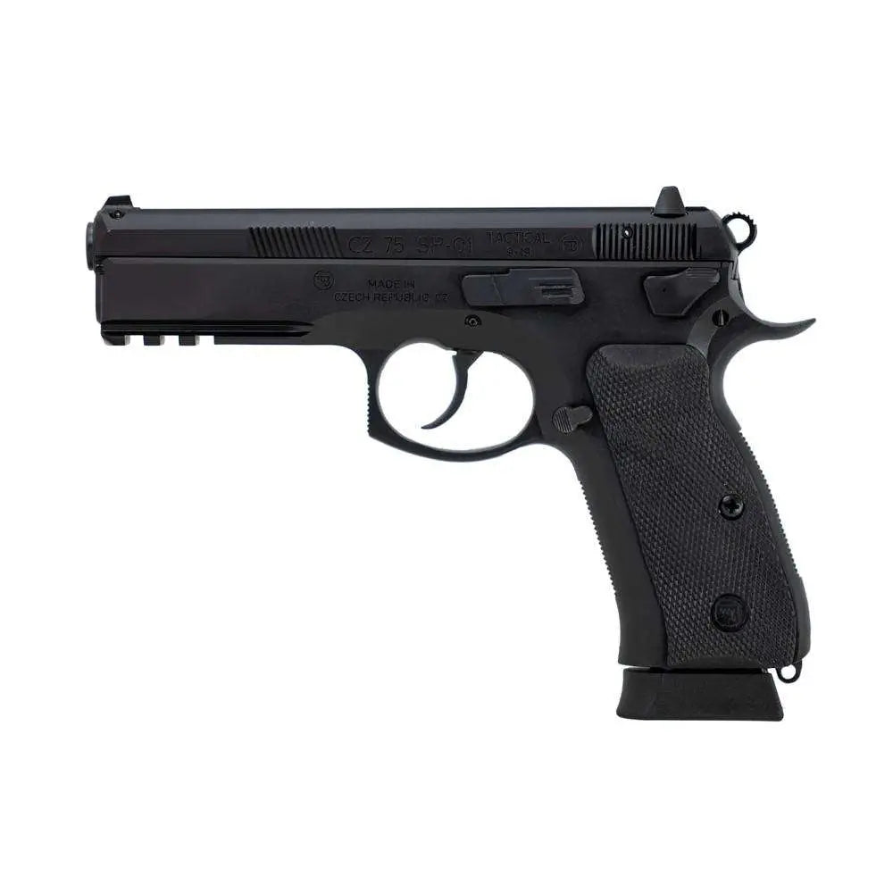 CZ 75 SP-01 Tactical 9mm Pistol with Fixed Sights and Two Magazines