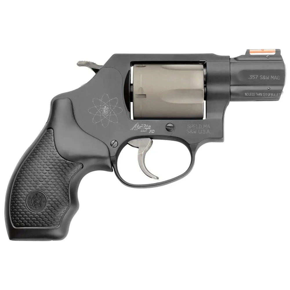Smith & Wesson 360PD .357 Magnum Revolver with 1.88-inch Matte Black Barrel and Rubber Grips