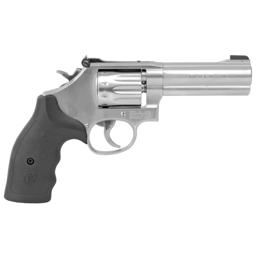 Smith & Wesson Model 617 K-22 Masterpiece Stainless Steel Revolver with 4-Inch Barrel and Adjustable Sights