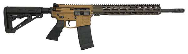 Dark Storm Industries DS15 TYPH STD 5.56mm Rifle with 16-Inch Barrel, Copperhead Brown Finish