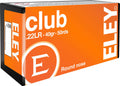 Eley Club .22 LR 40 Grain Round Nose Ammunition - Reliable Mid-Range Target Shooting Cartridge