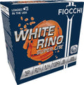 Fiocchi White Rino 12 Gauge 2.75-inch Shotshells - 1-1/8 Ounce #8 Lead Shot, 1150 FPS