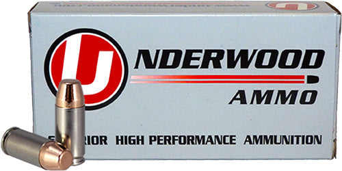 Underwood Ammo 9mm Luger +P 124-Grain Full Metal Jacketed Ammo