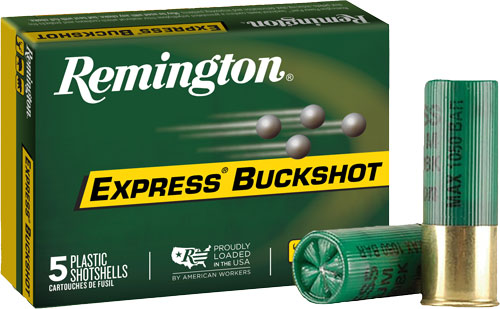 Remington 12 Gauge Buckshot 2.75 Inch #4 Buckshot - 5 Shells per Box