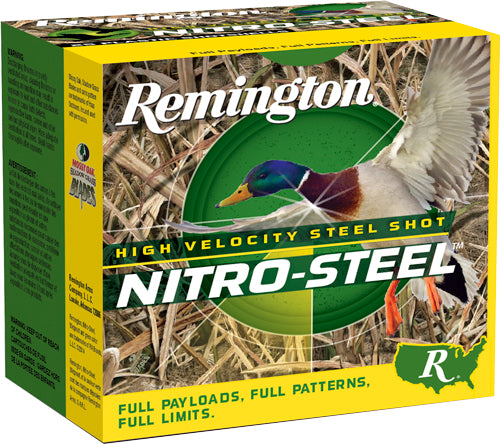 Remington Nitro Steel 16 Gauge Shotshells - 2.75 Inch, 1300 FPS, #2 Shot, 25 Rounds per Box
