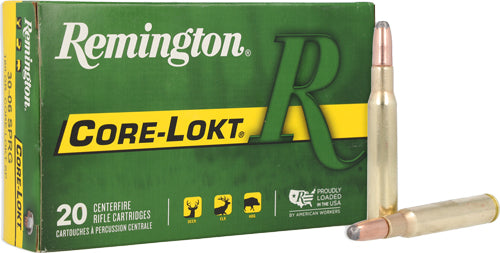 Remington 30-06 Springfield 180-Grain Jacketed Soft Point Ammunition