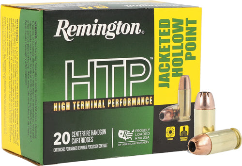 Remington HTP 45 ACP 180-Grain Jacketed Hollow Point Ammo - Model 21455