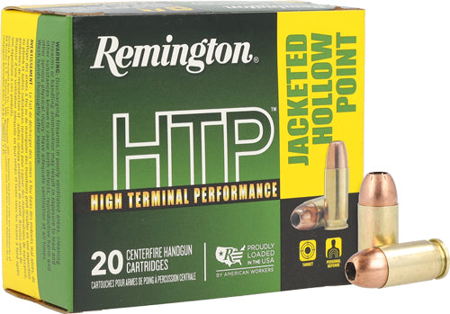 Remington HTP .380 ACP 88-Grain Jacketed Hollow Point Ammunition