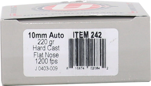 Underwood Ammo 10mm Automatic 220-Grain Hard Cast Lead Bullets