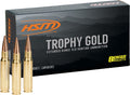 HSM Trophy Gold .257 Weatherby Magnum 115 Grain Berger Match VLD Ammunition - Reloadable, Precision Hunting and Match Cartridge