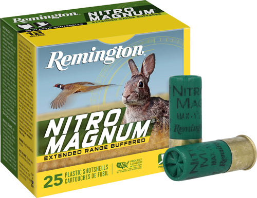 Remington Nitro-Mag 12 Gauge 3-Inch Shotshells - 1-7/8 oz #6 Lead Shot, 25 Rounds Per Box