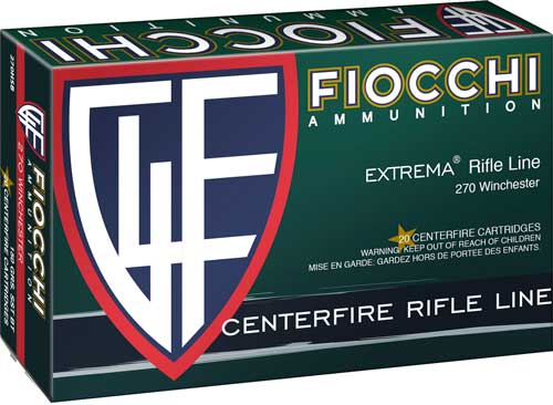 Fiocchi 270 Winchester 150-Grain SST Polymer Tip Ammunition