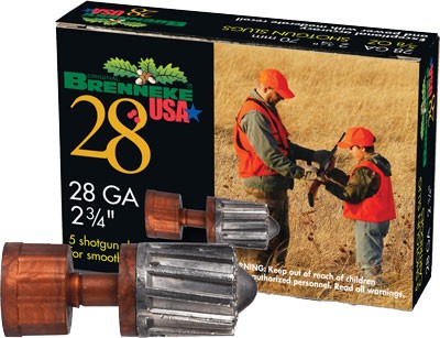 Brenneke USA 28 Gauge 2.75-Inch 5/8 Ounce Slug Shots