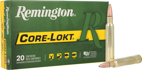 Remington 300 Weatherby Magnum 180 Grain Jacketed Soft Point Ammunition