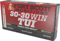 Fort Scott 30-30 Winchester 130-Grain Copper Solid Rifle Ammunition (Part #3030-130-SCV)