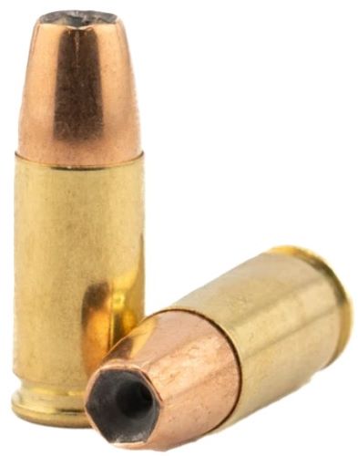 Barnes 9mm 124 Grain Jacketed Hollow Point Ammunition - Reloadable, 20 Rounds per Box