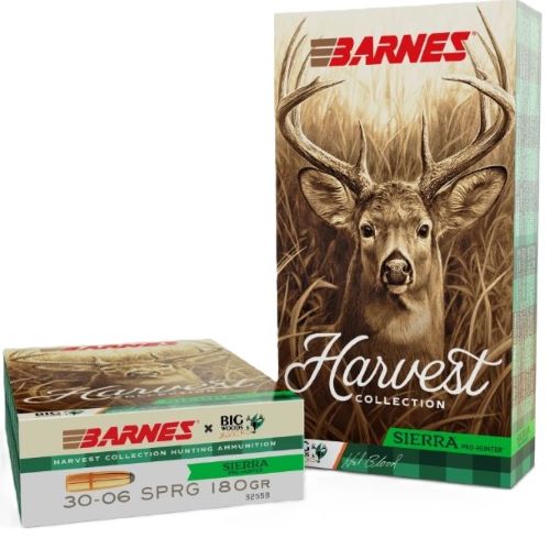 Barnes Harvest 30-06 Springfield 180-Grain Round Nose Reloadable Ammo