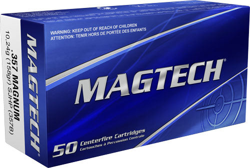 Magtech .357 Magnum 158-Grain SJHP Ammunition