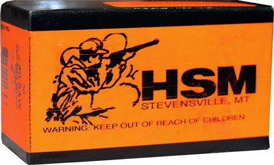 HSM Ammo Subsonic .40 S&W 180 Grain Lead Plated Flat Nose Bullet - Part Number 40-2RN
