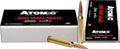 Atomic Ammunition 300 Win Mag 220 Grain Jacketed Hollow Point Ammo - Reloadable, 20 Rounds per Box
