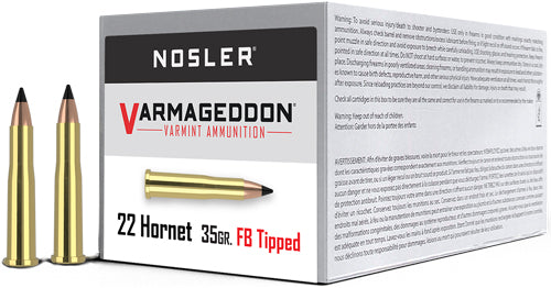 Nosler Bullets Varmageddon .22 Hornet Polymer Tipped Bullet - 35 Grains, Reloadable