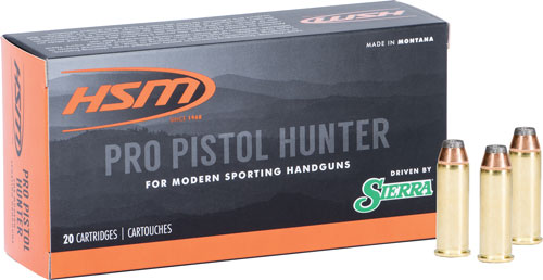 HSM Ammo Pro Pistol .44 Magnum 300 Grain Jacketed Soft Point - 20 Rounds